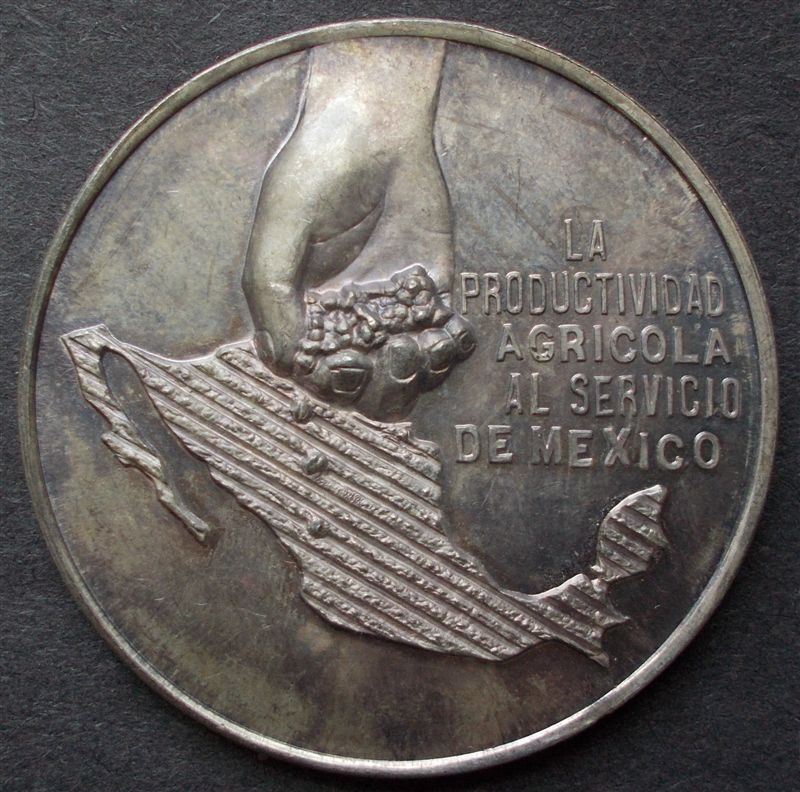 1970-Mexican-Agriculture-Medal